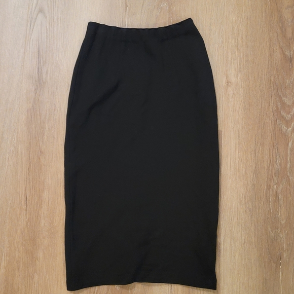 Alice + Olivia Classic Black Pencil Skirt - Picture 1 of 5